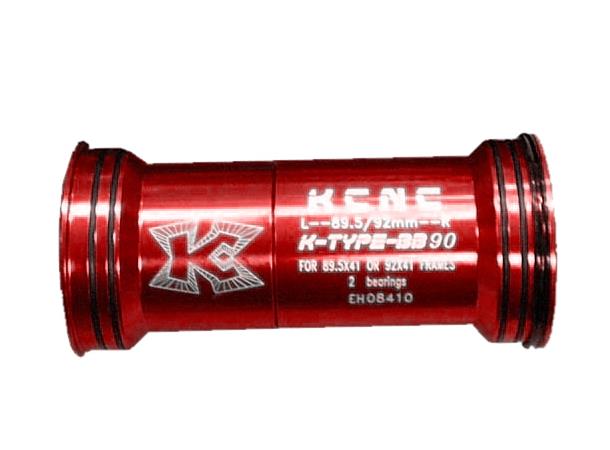 KCNC CW BB92 Kranklager Pressfit Rød Landevei Pressfit (Shimano 24mm System)
